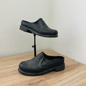 Muck Boot Co Black Rubber Brit Clogs Women’s Size 6/6.5